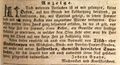 Werbeannonce des Kunstflaschners <!--LINK'" 0:4-->, Januar 1842