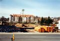 Beginn der Abrissarbeiten für die geplante U-Bahnhaltestelle Stadthalle, März 1995