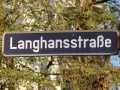 Straßenschild Langhansstraße