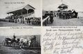 Reitsportplatz Fürth mit Tribüne, Postkarte gel. 3. Oktober 1914; Tribüne also 1914 erbaut