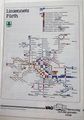 VAG Fahrplan mit der  nach Fürth Linie U1 bis Hauptbahnhof ab 7.12.1985 Rückseite. Liniennetz Fürth.