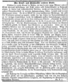 Rezension zur Langhans'schen Abhandlung über das Fürther Trink- und Flusswasser, Fürther Tagblatt vom 30. August 1870