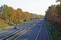 Blick von der <!--LINK'" 0:0--> auf die Roßbrücke zwischen Espan und Poppenreuth, Herbst 2020