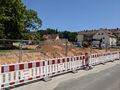 Baustelle Haus 9-11 in der Westlichen Waldringstraße in Stadeln, Juni 2023