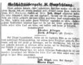 Geschäftsübergabe Klinger - Lägel, <!--LINK'" 0:18--> 5. Mai 1874