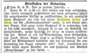 Zeitungskritik zu Kohler Kaufmann