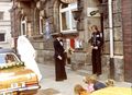 Hochzeit in der Gaststätte Lindenau. Blick vom Schießplatz Richtung Angerstraße. Aufnahme 1977