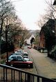 Blick von der Treppe in die Jakob-Henle-Straße Richtung Vacher Straße