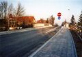 Die fertiggestellte Brücke Cadolzburger Straße von Westen, Dezember 2007