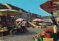 Der ehem. Wochenmarkt auf der Fürther Freiheit, ca. 1970