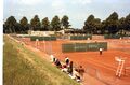 Tennisanlage vom Sportverein <!--LINK'" 0:3--> an der Coubertinstraße in Eschenau am 30.6.1979