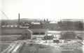 Die  - Blick vom Norden - im Vordergund: Baustelle des heutigen  Fürth. Foto um 1930, Orginal: Klinikum Fürth.