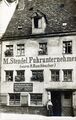 Georg Friedrich Vogel & Söhne Fuhrunternehmung Fürth, hier die Filiale Nürnberg, Breite Gasse 63, ca. 1900