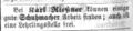 Lehrstellenanzeige Schuhmacher Rießner, Fürther Tagblatt 16.4.1863