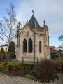 Gruftkapelle der Grafen Pückler-Limpurg auf dem Friedhof Burgfarrnbach, Jan. 2022