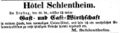 Zeitungsanzeige für das <!--LINK'" 0:23-->, Dezember 1864