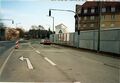 Eröffnung der Nordspange (Kapellenstraße) mit der Blockrandbebauung als künstliche Stadtmauer, Dez. 1999,