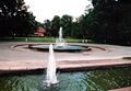 Wasserspiele und Stadtparkcafé im Stadtpark, August 1994