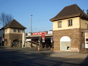 Bahnlinie Fürth - Würzburg; Karolinenstraße; Karolinenstraße 45;Karolinenstraße 47.jpg