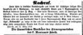 Verabschiedung J. Sax in Fürth, Fürther Tagblatt 17. März 1858