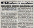 Zeitungsartikel über die geplante Kabinenbahn in den <!--LINK'" 0:3--> vom Fürther Block e. V., 1973