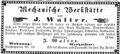 Mechanische Werkstätte von J. Walter, November 1869