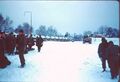 Verladung von Panzern in der Monteith Barracks, ca. 1950.