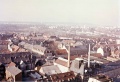 Blick vom Rathausturm Richtung Süden, im Vordergrund die Brauerei Grüner - Garten- und Rosenstraße