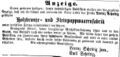 Zeitungsartikel der Brüder Lorenz und <a class="mw-selflink selflink">Emil Scheidig</a>, Januar 1863