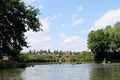 Paddelübungen der NaturFreunde-Ortsgruppe Nürnberg-Mitte auf der Regnitz am Zusammenfluss von Rednitz und Pegnitz in Fürth, Juli 2020