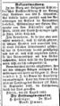 Moriz und Seligmann Schlenker´sche Aussteuerstiftung, Fürther Tagblatt 31. August 1862