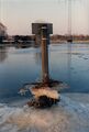 Hochwasser und eisige Reste im <a class="mw-selflink selflink">Wiesengrund</a> vom <!--LINK'" 0:237--> aus Richtung <!--LINK'" 0:238--> im März 1987