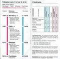 Fahrplan der <i>Neptun Personen-Schiffahrt GmbH</i> aus dem Jahr 1993