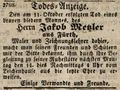 Todesanzeige von <!--LINK'" 0:15-->, Oktober 1839