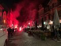 Relativ ruhige Silvesterfeier in der Gustavstraße, Dez 2021/ Jan 2022