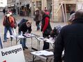 Infostand in der Fußgängerzone zum Weltwassertag, 2013