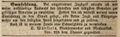 Werbeannonce des Büchsenmachers <!--LINK'" 0:24-->, Oktober 1839