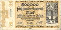 Fürther  <a class="mw-selflink selflink">1923</a>, 500.000 Mark, Motiv , Seriennr. blau
