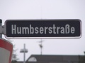 Straßenschild Humbserstraße