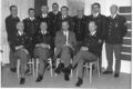 Die Leitung der Fürther Stadtpolizei 1972: ovl Sondershaus, Jesussek, NN, Gebhardt, NN, NN, NN, Kaltwang, uvl A. Fritz, Kirchner, Kischke, G. Fritz.