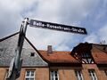 Bella Rosenkranz Straßenschild, Juni 2018