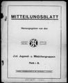 Titelseite "Mitteilungsblatt Agudat Israel" Fürth