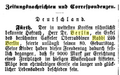 Stiftung für das jüdische Waisenhaus von Dr. Berlin; <!--IWLINK'" 32--> vom 28. Dezember 1887