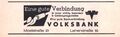 Werbung der Volksbank in der Schülerzeitung <!--LINK'" 0:23--> Nr. 1 1964