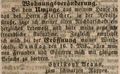 Werbeanzeige von Christoph Braun für das Lokal <!--LINK'" 0:27-->, Mai 1846