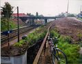 S-Bahnbau mit Blick zur Würzburger Straße, Okt 2008