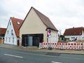 Ehem. Feuerwehrhaus in Poppenreuth am Tag des Abrisses am 17.1.2019