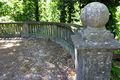 Balustrade am südwestlichen Ende des Friedhofhauptwegs (Pegnitzseite), Mai 2020