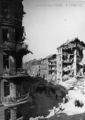 Aufnahme aus der Amalienstraße nach dem Luftangriff 8. auf 9. März 1943. Blick von der Einmündung <!--LINK'" 0:16--> in Richtung <!--LINK'" 0:17-->