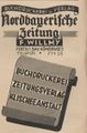 Werbe Eintrag im Fürther Adressbuch 1931 der Druckerei <!--LINK'" 0:20--> Nordbayerische Zeitung siehe unter <!--LINK'" 0:21--> am <!--LINK'" 0:22-->.